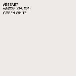 #EEEAE7 - Green White Color Image